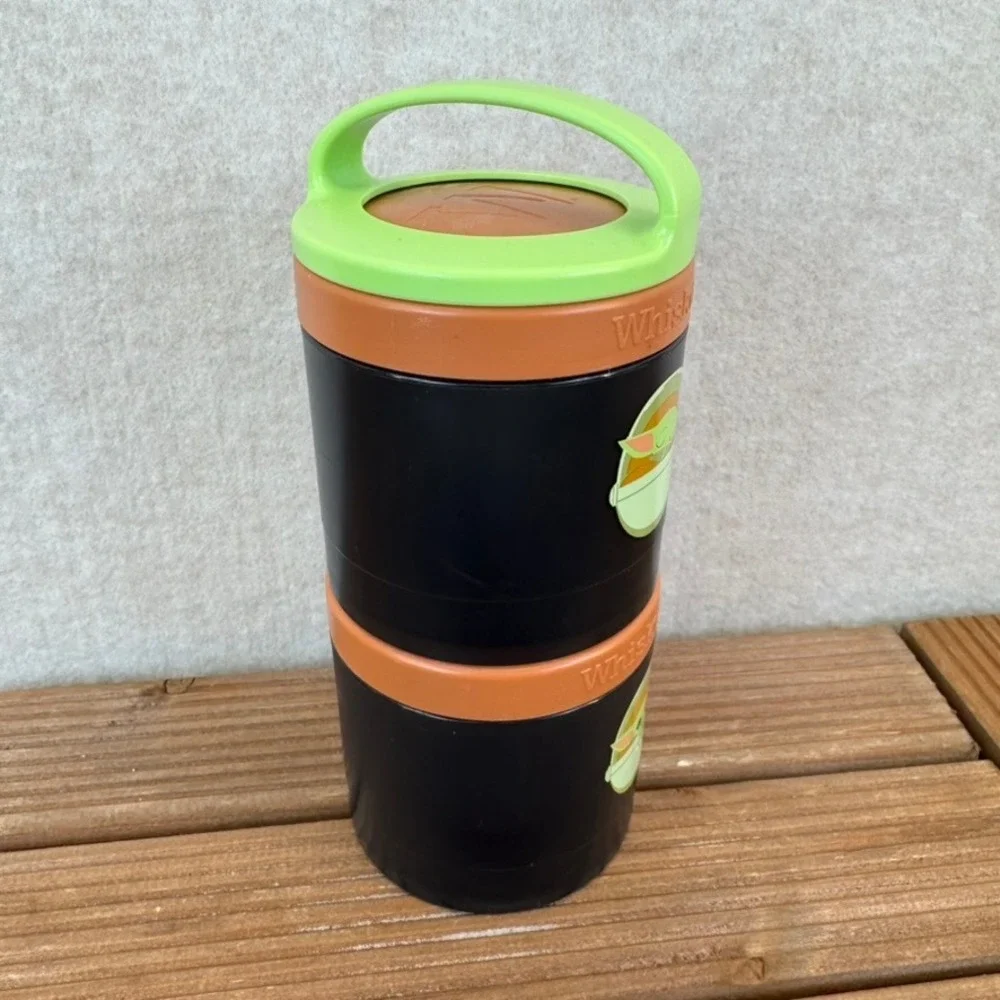 Whiskware Star Wars The Child Baby Yoda Stackable Snack Containers Green Handle